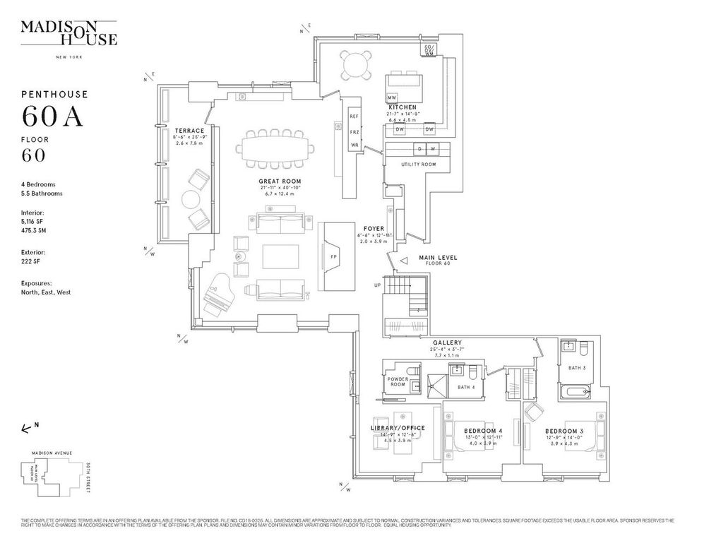 Madison House floor plan