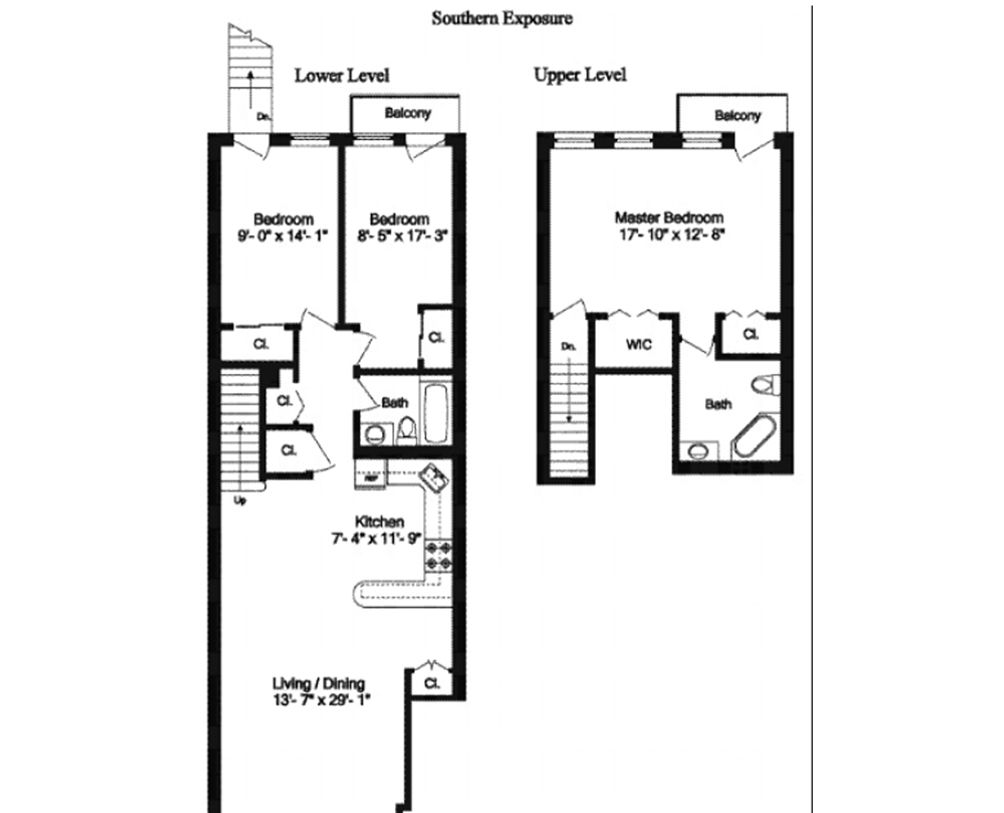 1750 Dean Street #54B floor plan