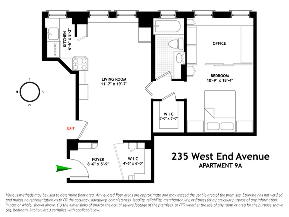 235 West End Avenue #9A floor plan