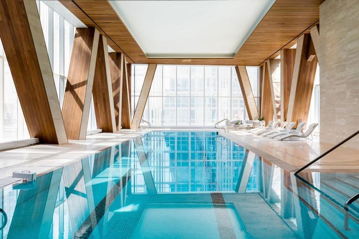 Cantilevering pool at One West Avenue on the Upper West Side (Compass)