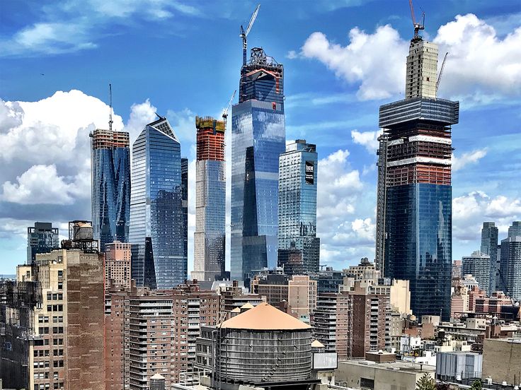 One Manhattan West and its topped-out core furthest to the right (CityRealty)