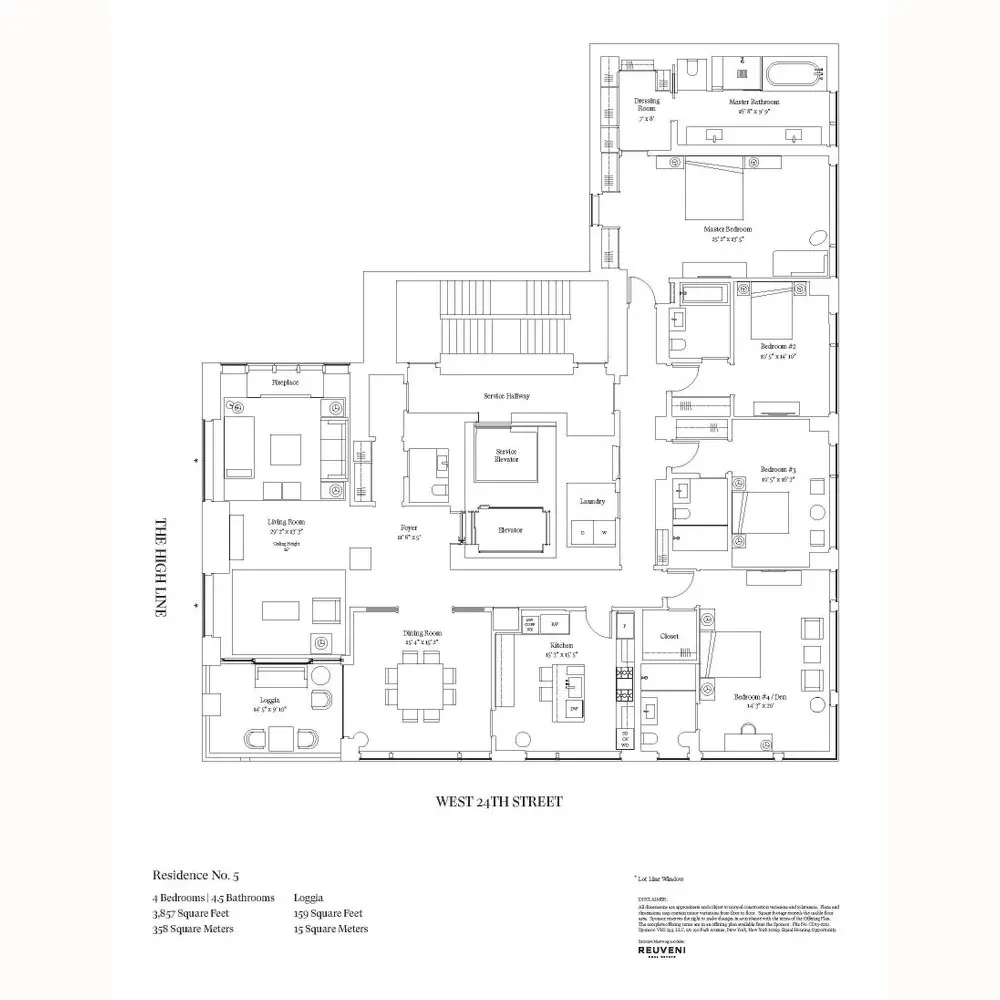 Cathedral Ceilings The Pros And Cons Of Double Height Spaces See 15   501 West 24th Street 04 