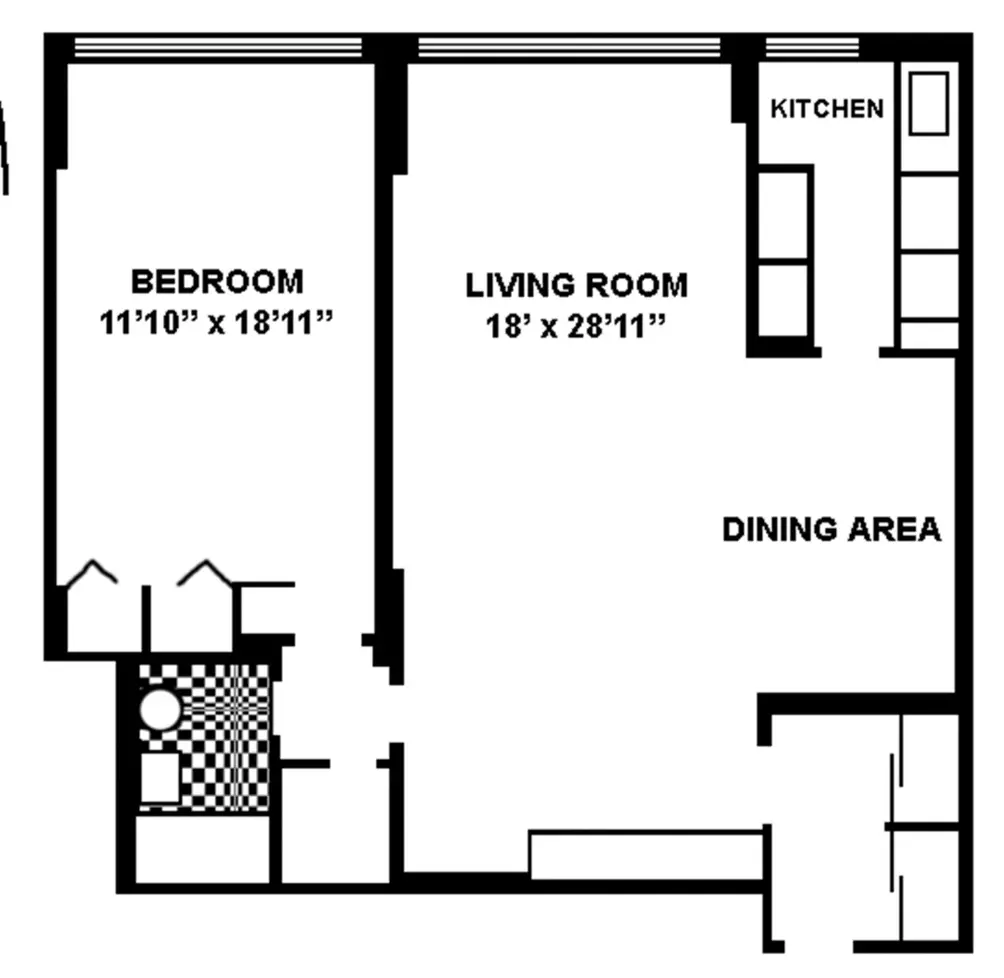 420 East 51st Street #8B floor plan