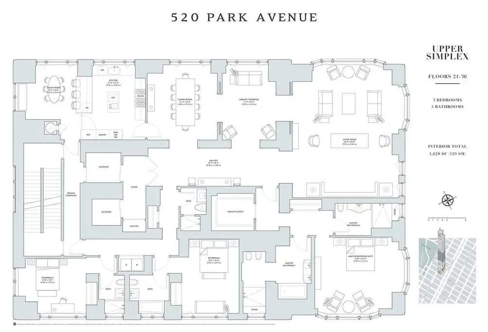 520 Park Avenue #23 floor plan