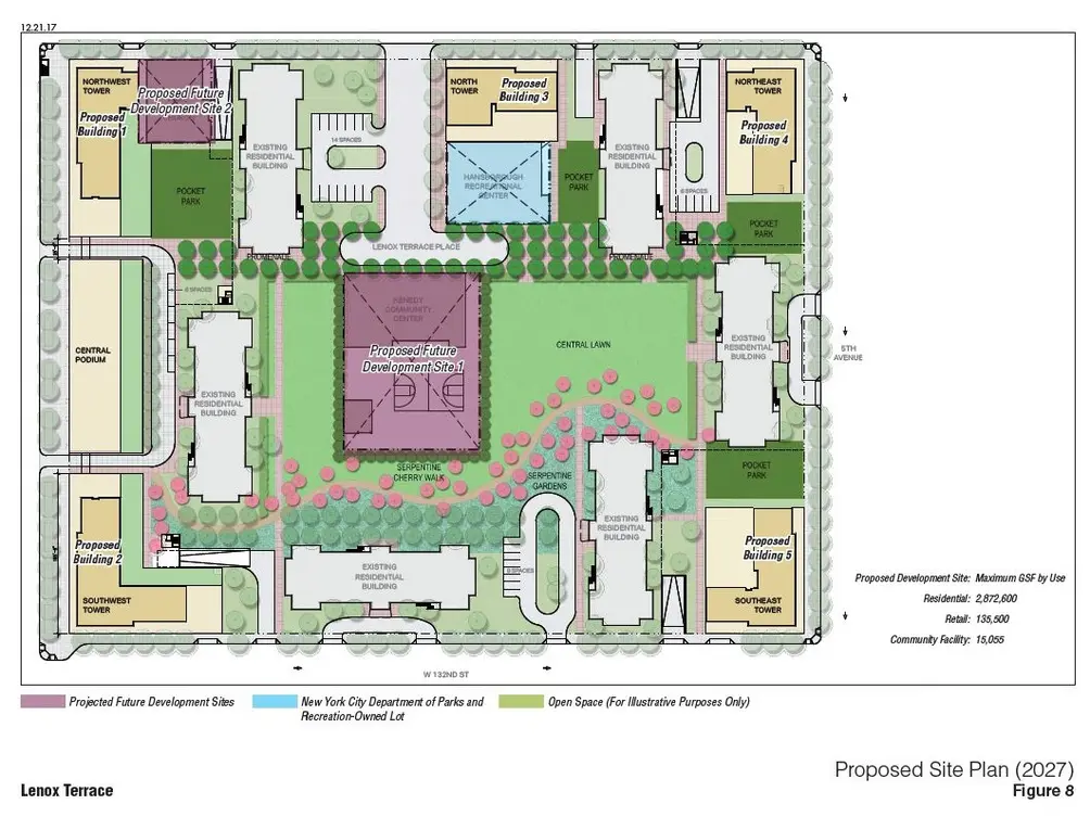 Lenox Terrace site plan