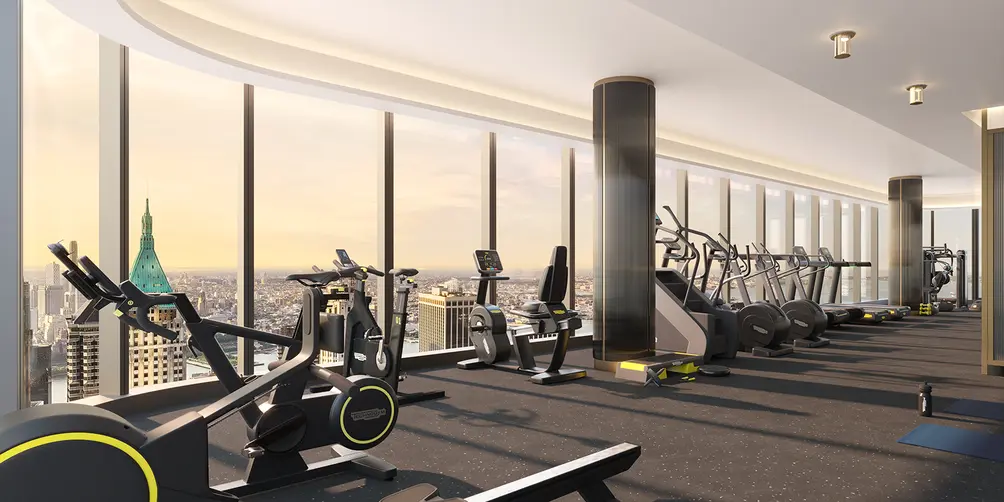 88th-story fitness center