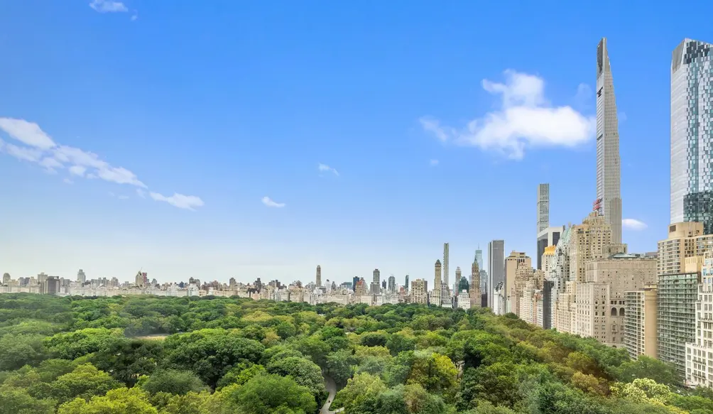 Views of Central Park and the Billionaires' Row skyline