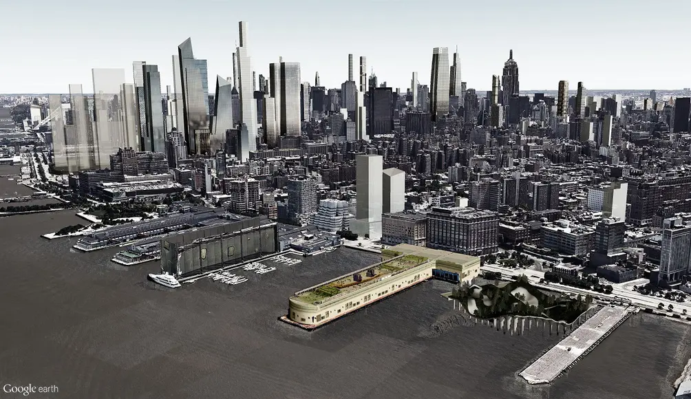 Manhattan developments, NYC development, Superpier, Pier 57, NYC projects, Google, Anthony Bourdain
