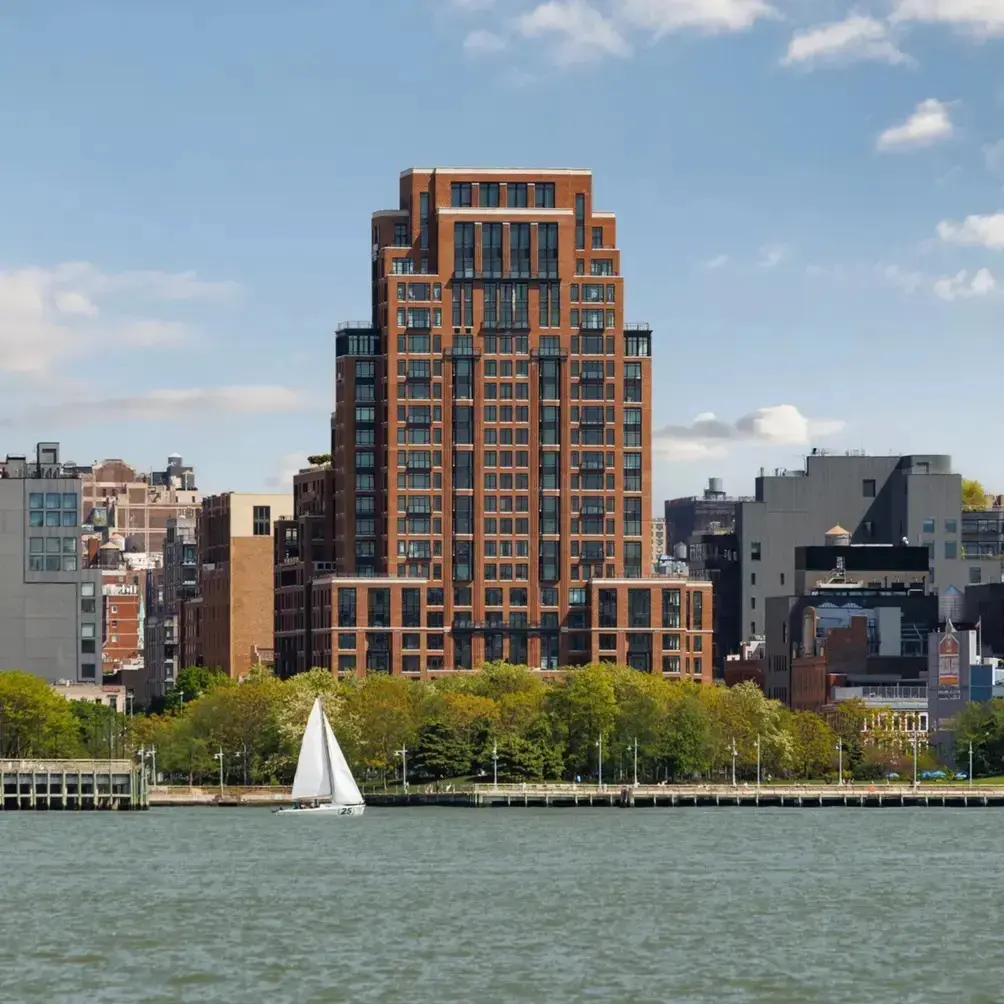 Corner Great Room with Hudson River views