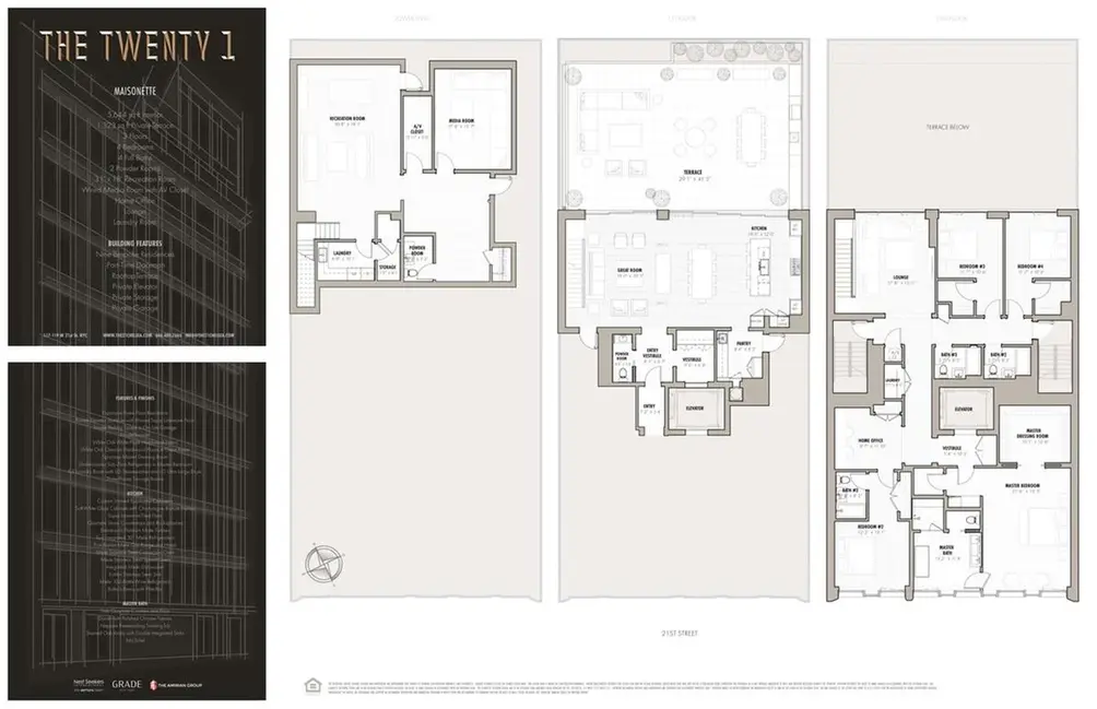 117 West 21st Street #TH floor plan