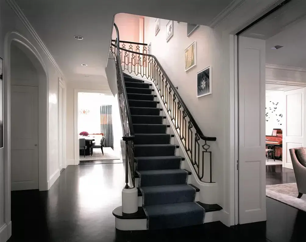 Foyer with staircase