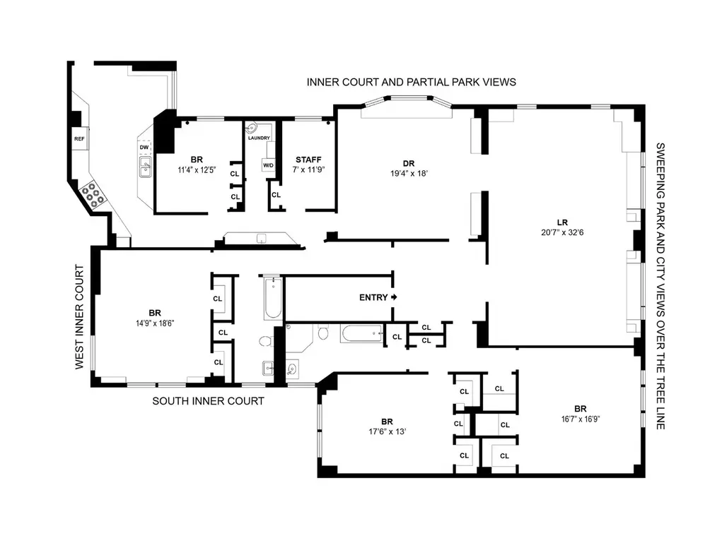 Apartment floor plan