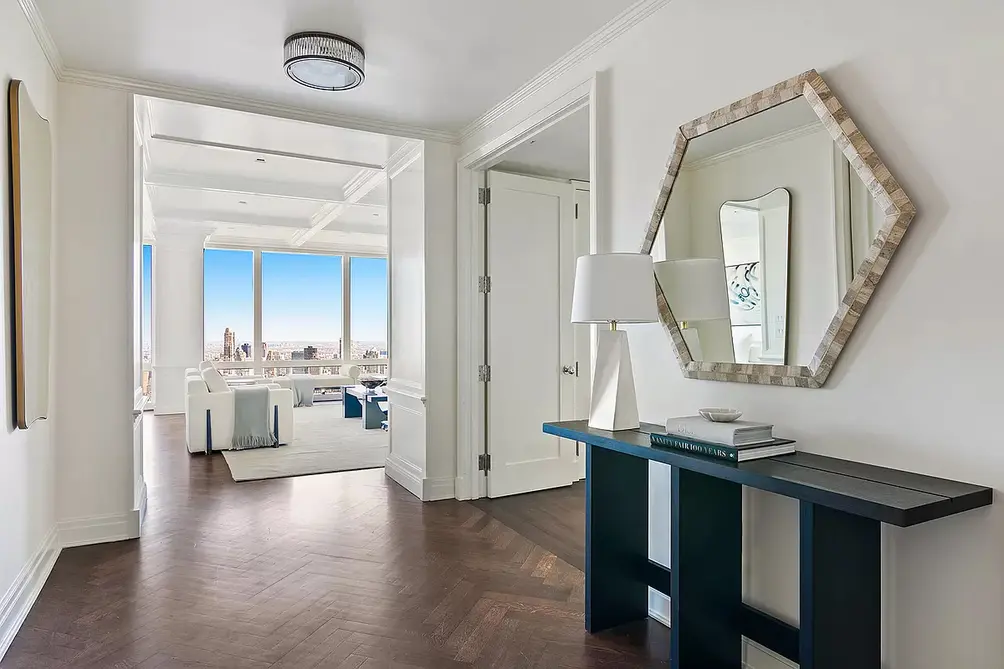 Foyer leading to entertaining rooms