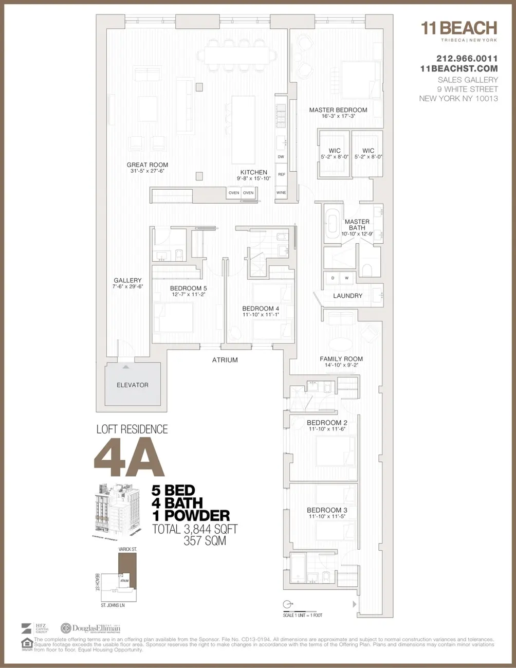 11 Beach Street #4A floor plan