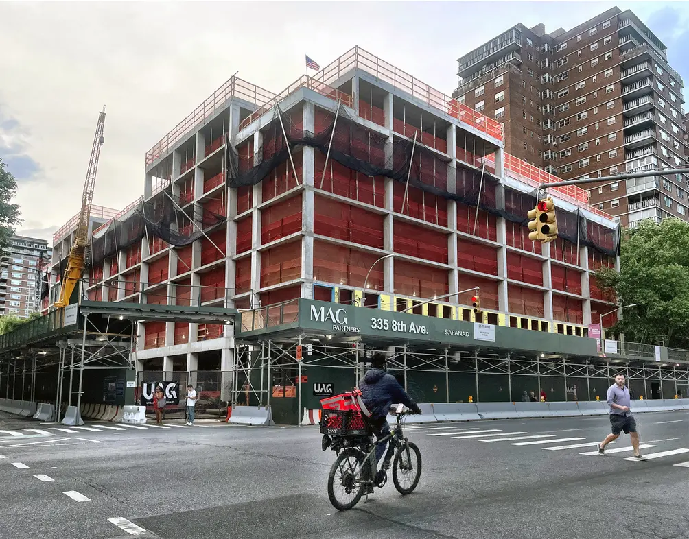 335 Eighth Avenue construction progress