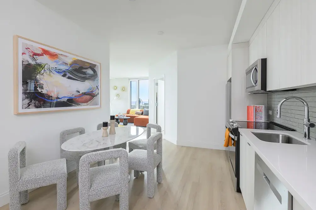 Kitchen and dining area