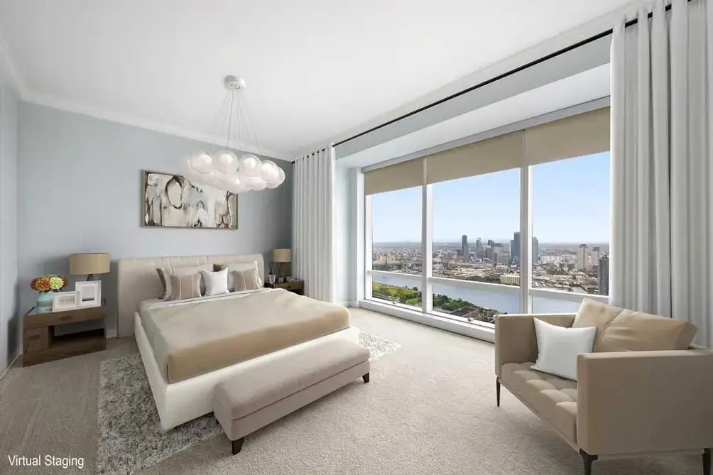 Bedroom with East River views