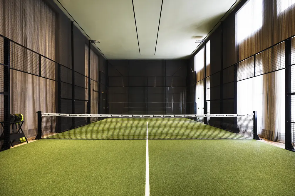 Indoor padel court