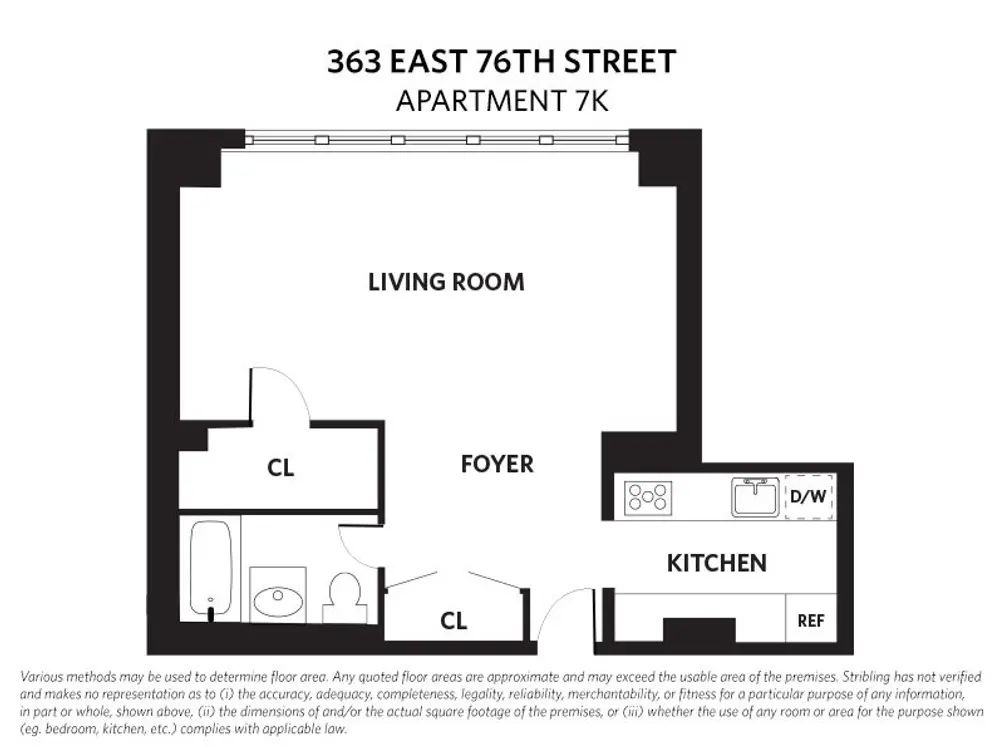 363 East 76th Street #7K floor plan