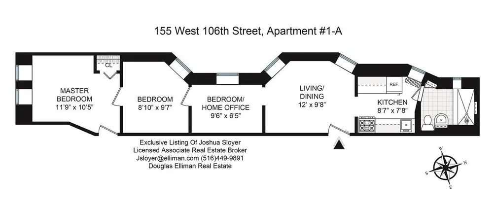 155 West 106th Street #1A floor plan