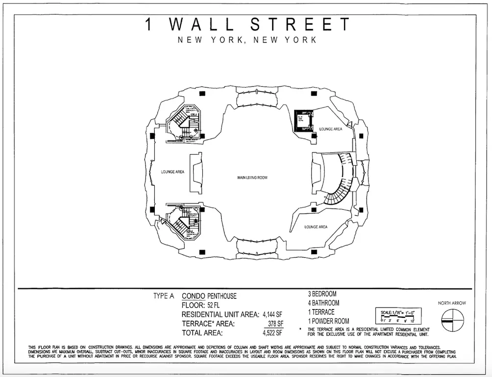 One Wall Street residences