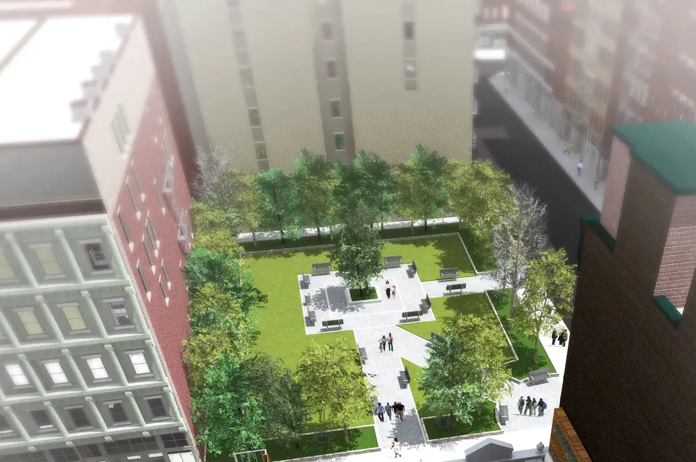 Grand Street park rendering