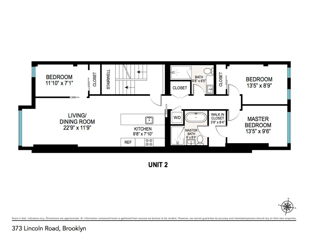 373 Lincoln Road #2 floor plan