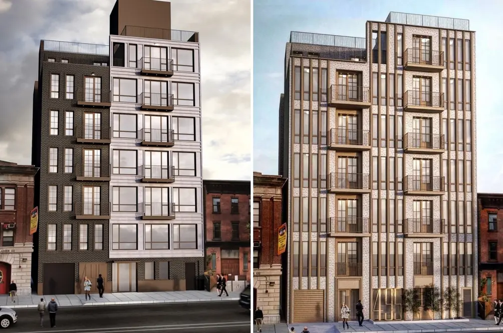 Current versus original design of 495 St. Johns Place