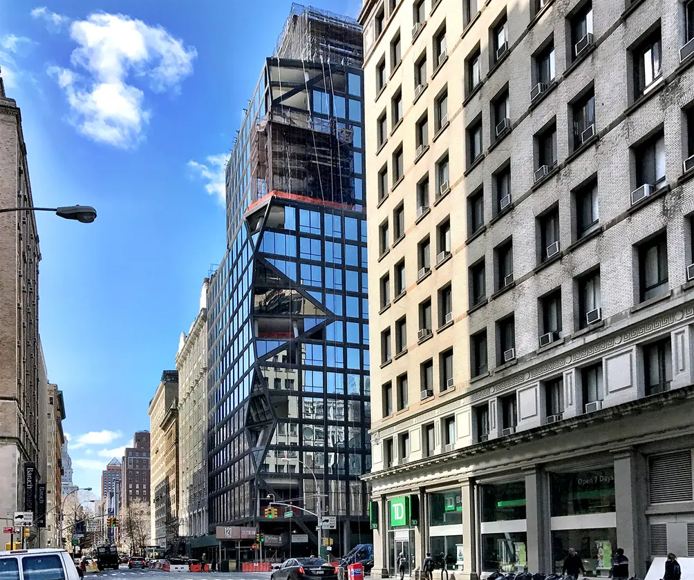 121 East 22nd Street construction progress