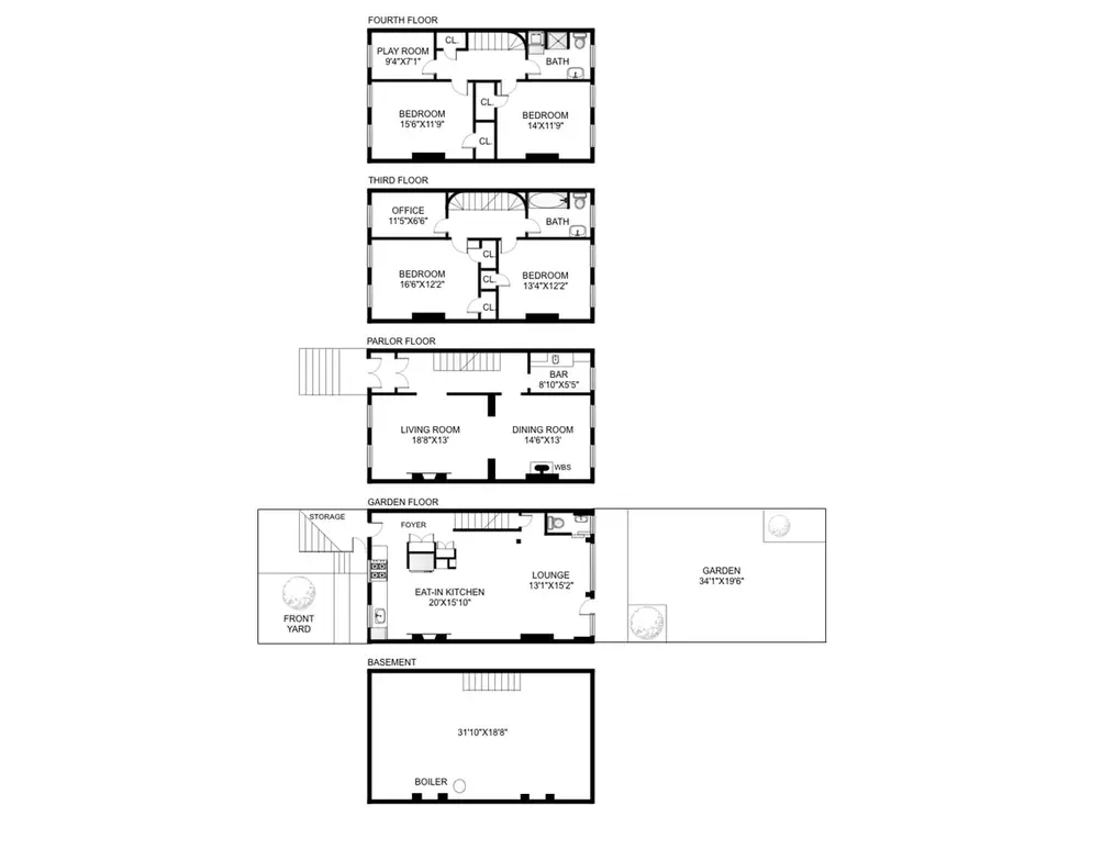 413 Dean Street floor plan