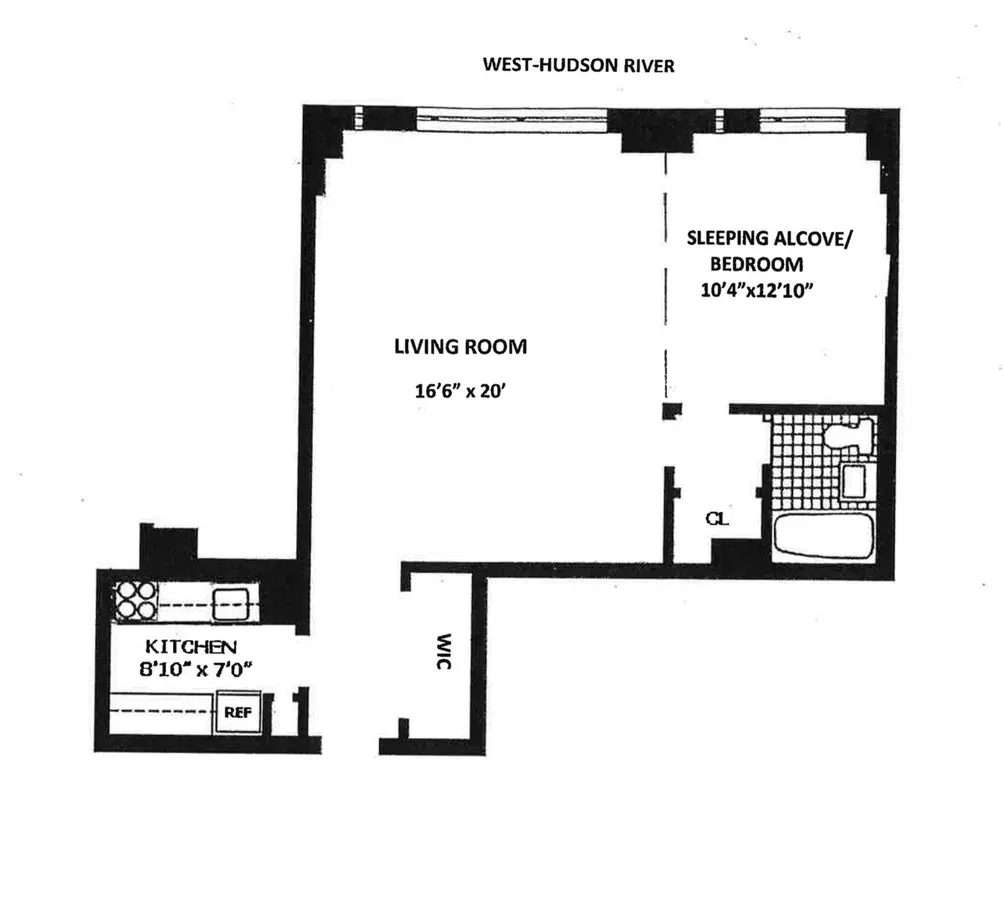 185 West End Avenue #8S floor plan