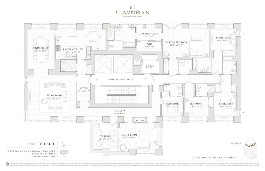 Upper West Side condos, The Chamberlain, 269 West 87th Street, NYC condos, New York apartments, NYC apartments