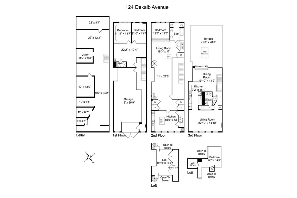 124 Dekalb Avenue floor plan