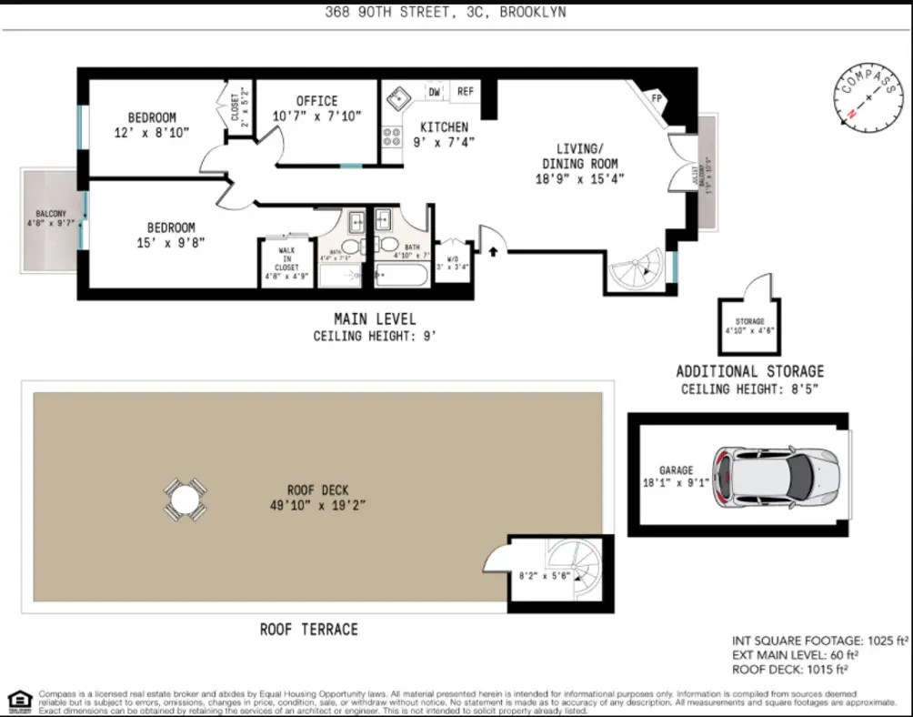 364 90th Street #3C floor plan