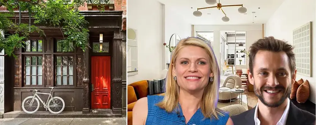 Claire Danes, Hugh Dancy, and 19 Downing Street living room