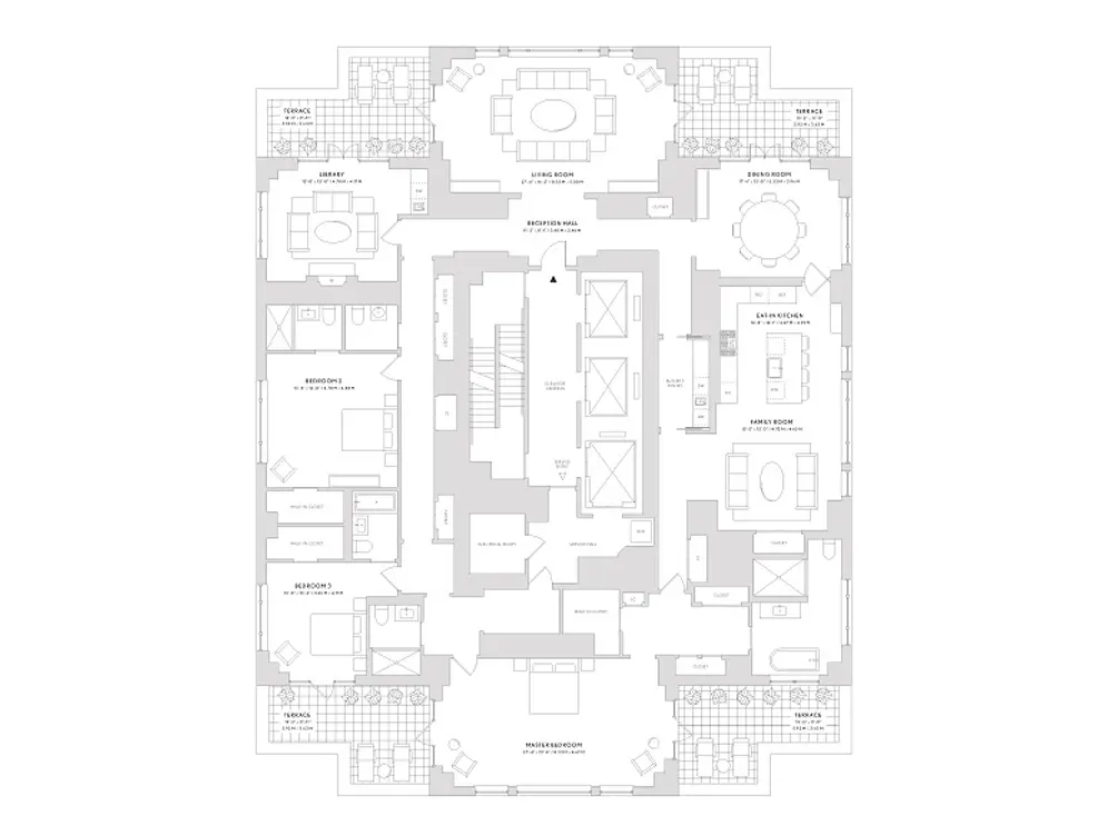 30 Park Place #PH82 floor plan