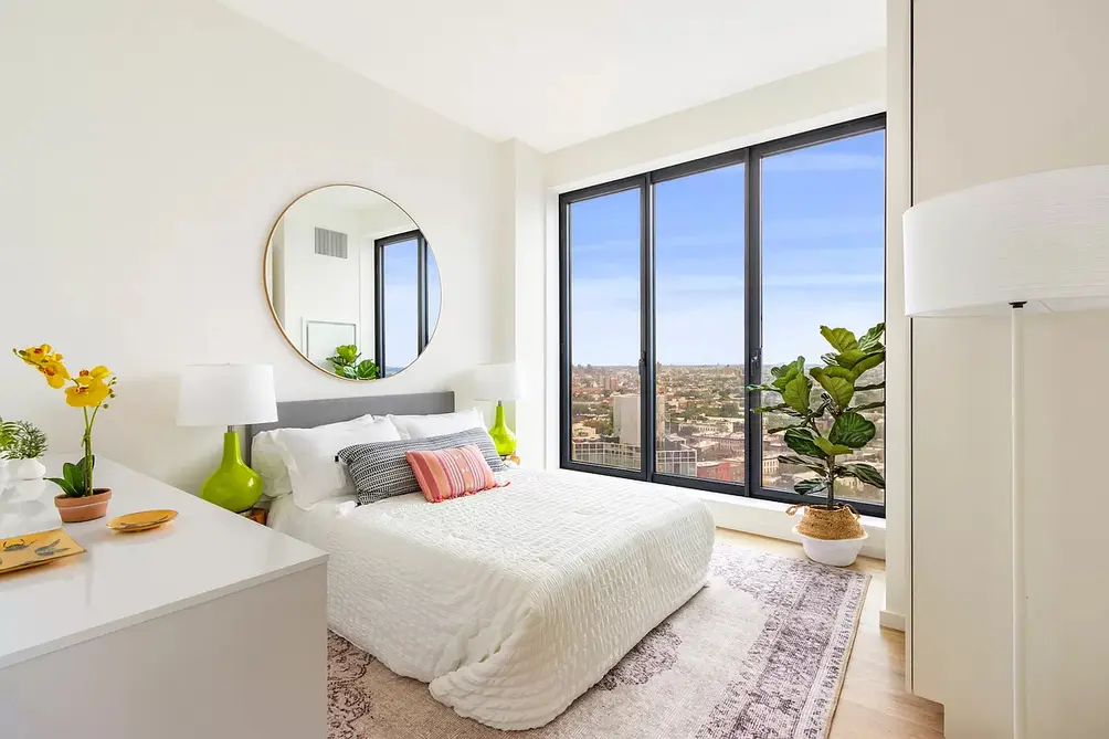 Bedroom with Brooklyn views