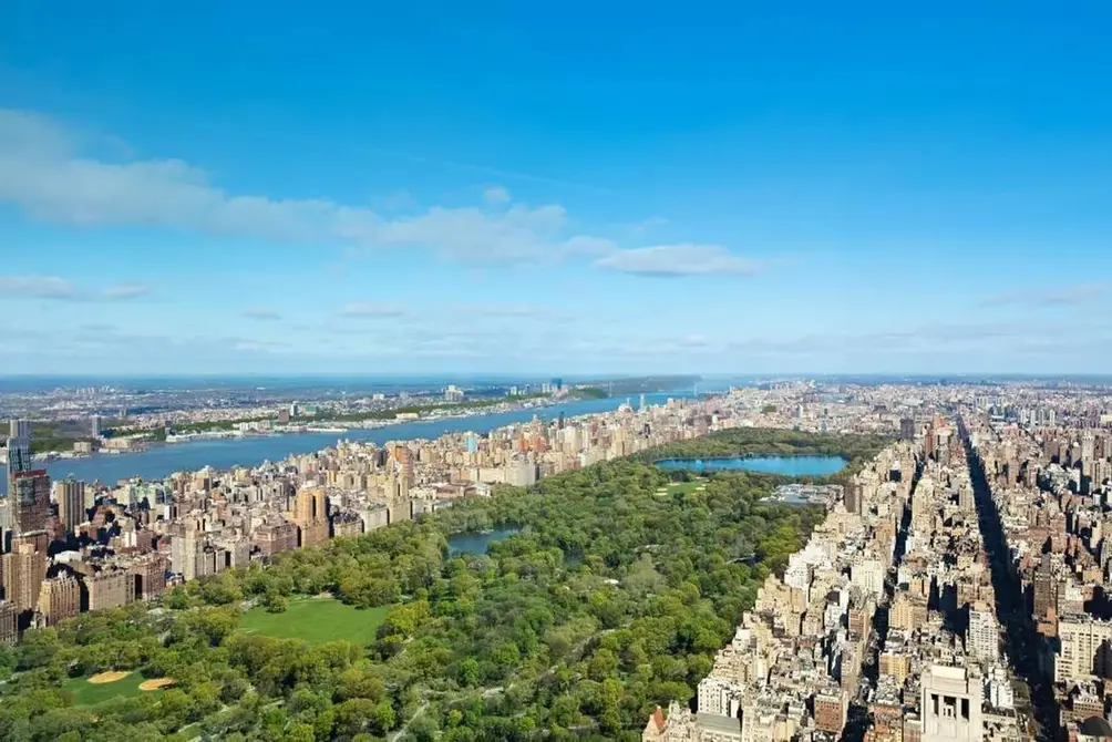 Views of Central Park and Manhattan