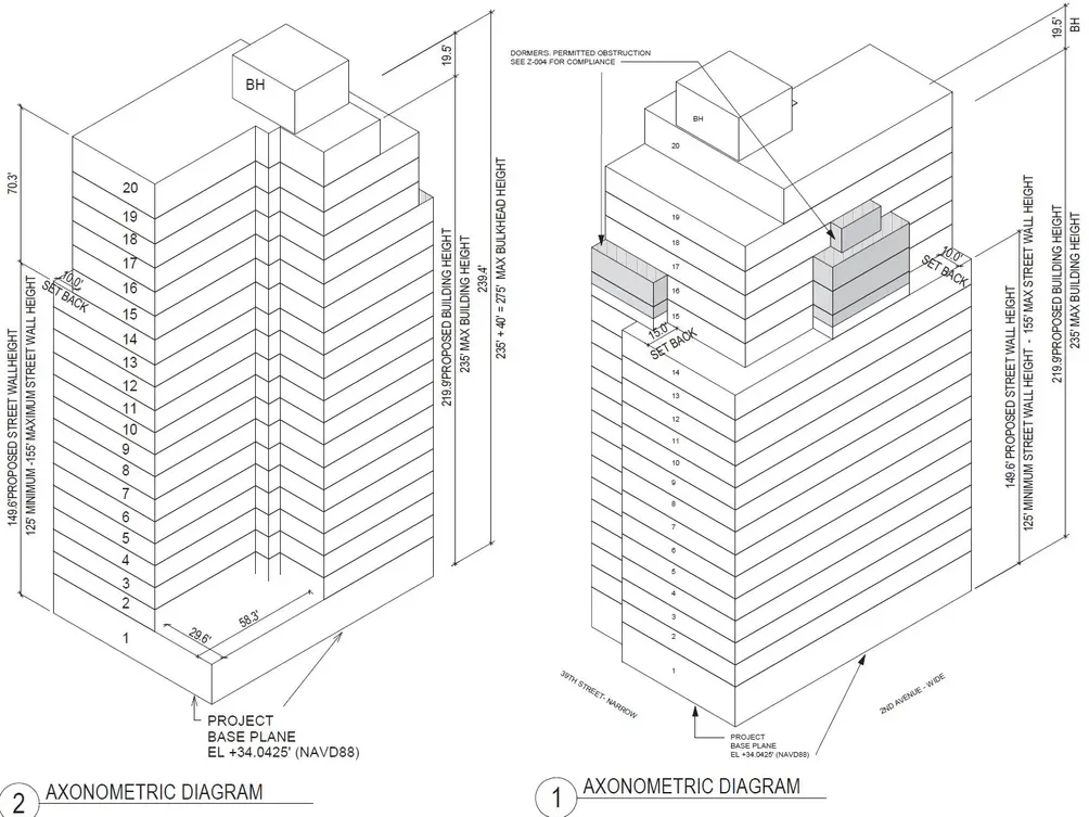 251 East 39th Street zoning diagram