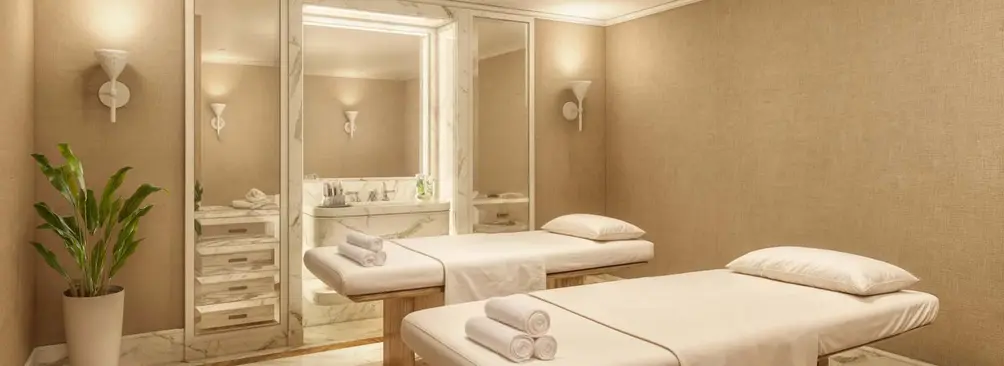 Spa treatment room