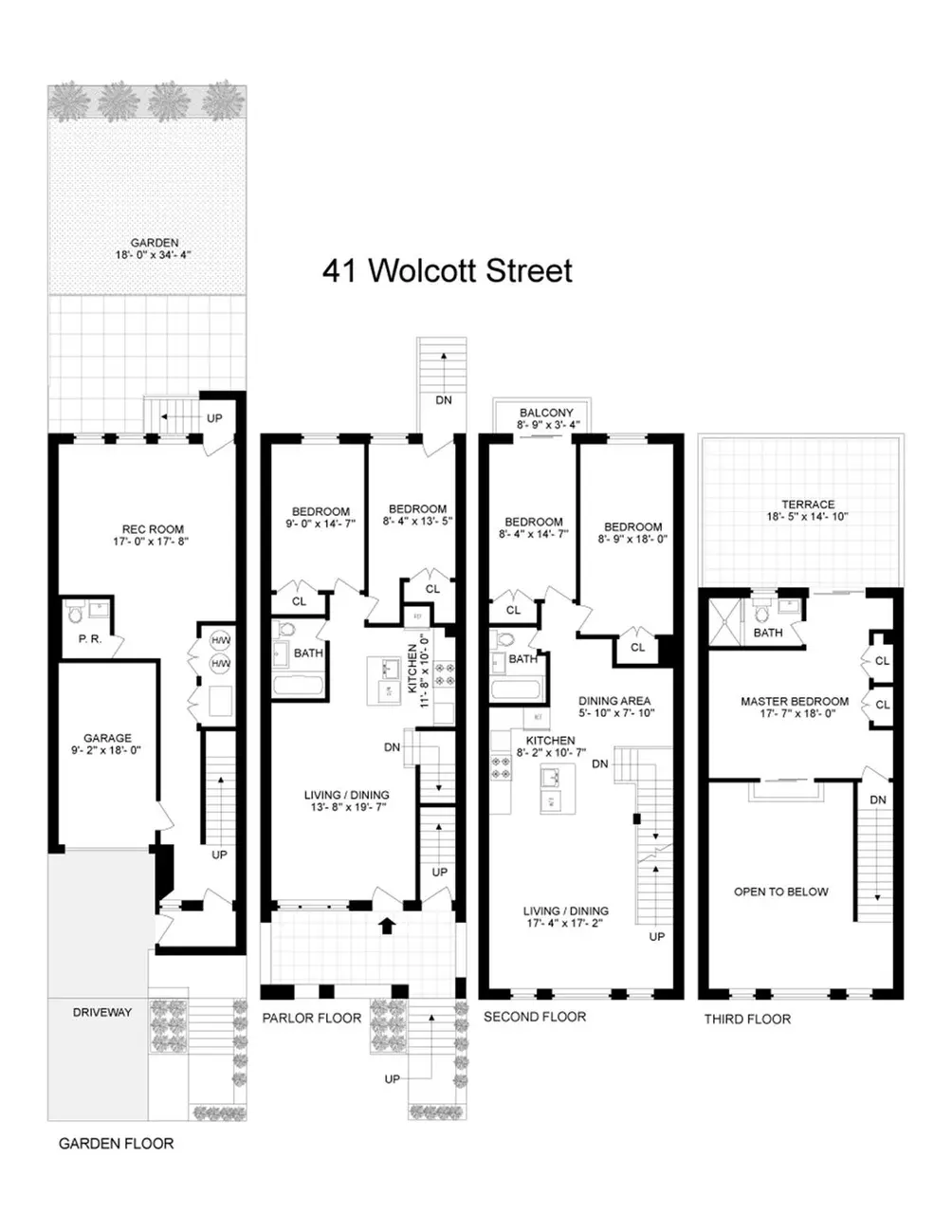 41 Wolcott Street floor plan