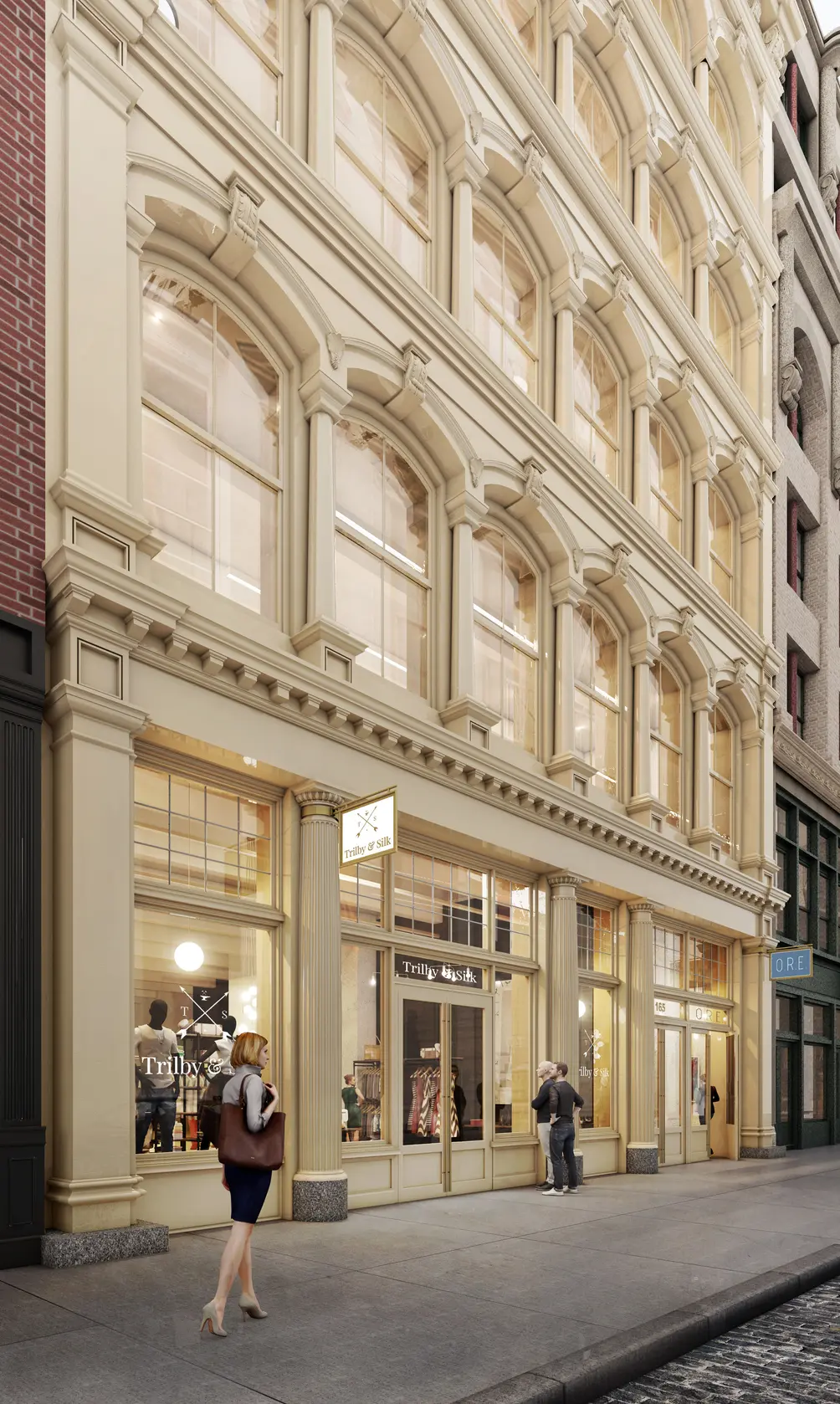 165 Mercer Street exterior rendering