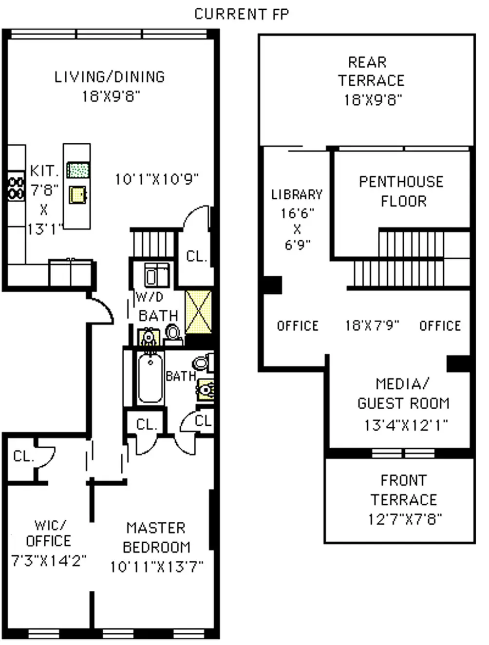 543 Dean Street #4 floor plan