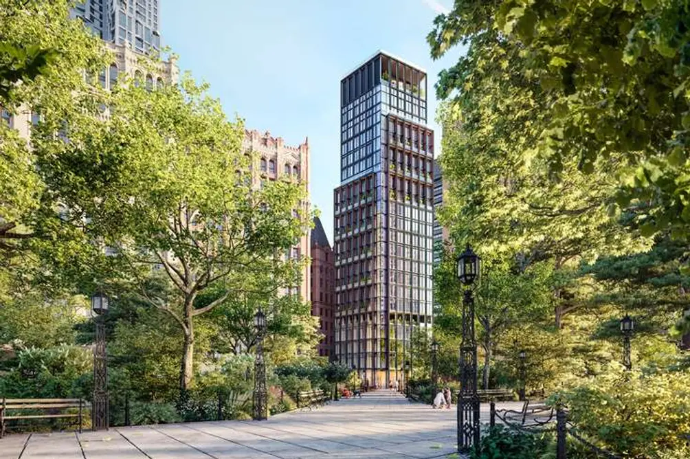 33 Park Row, condo along City Hall Park