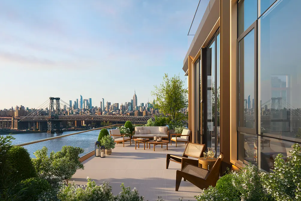 NYC penthouses, private terraces