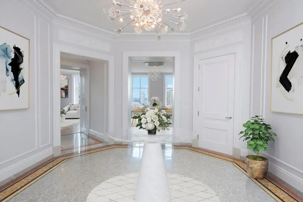 Entrance foyer with access to entertaining room