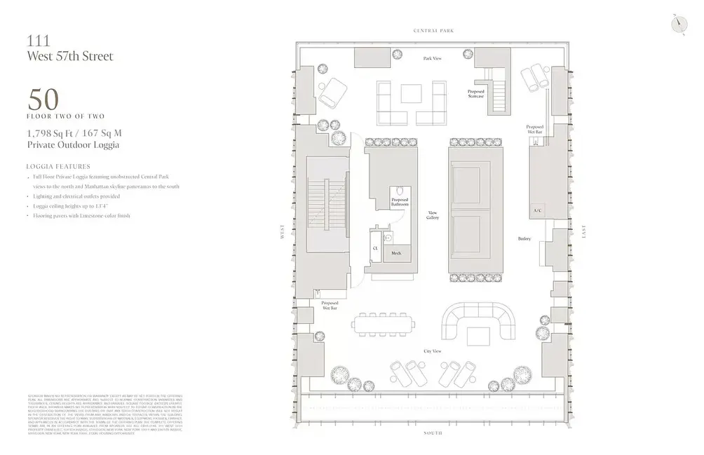 Loggia floor plan