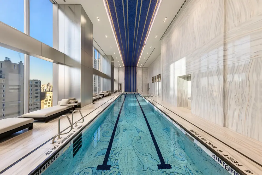 Central Park Tower indoor pool