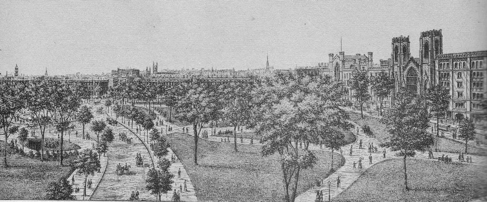 Washington Square in the 1880s