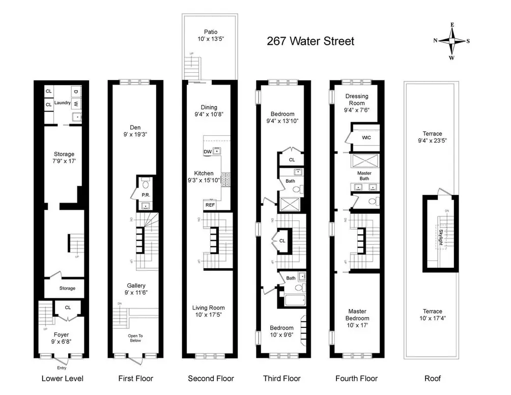 246 Front Street #TH floor plan
